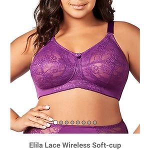 ELILA purple soft cup bra - brand new